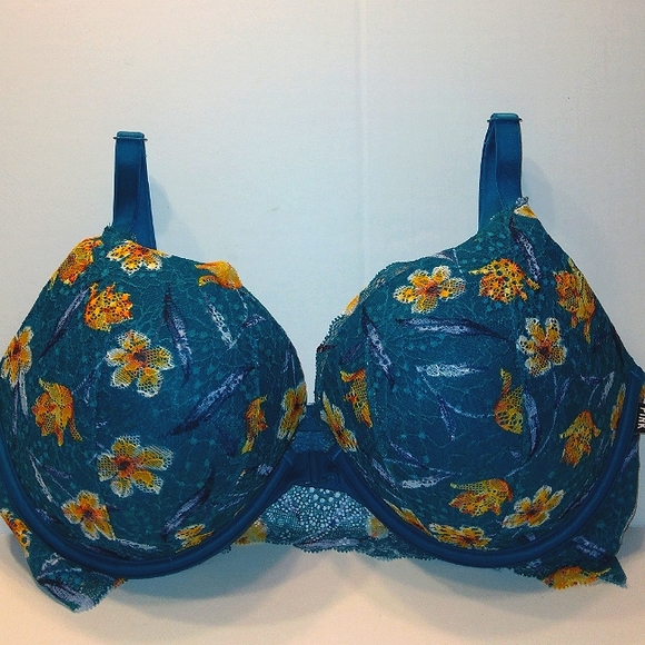 New Victoria's Secret PINK Gorgeous Lacey Date Super Push-Up Bra 36D - Picture 16 of 16